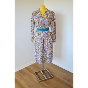 Vintage 90’s Floral Shirt Dress